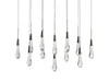 Soltaire Linear Chandelier 37"W-DWHOME