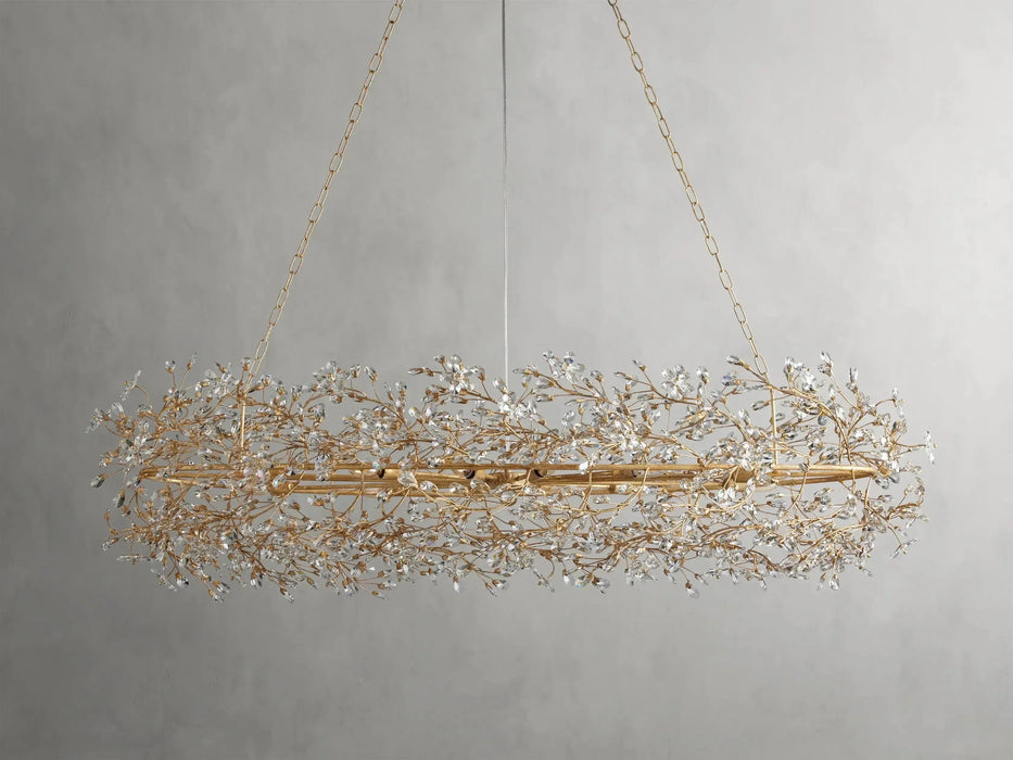 Fiore Oval Chandelier 62''74''-DWHOME