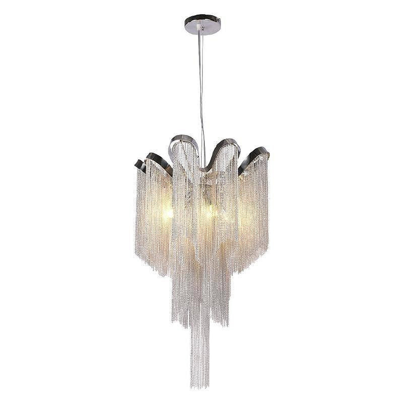 Cadena Chain Tassel Ceiling Light Fixture-DWHOME