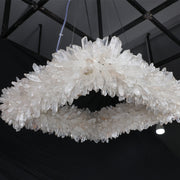 24'' Square Modern Geode Quartz Crystal Chandelier-DWHOME