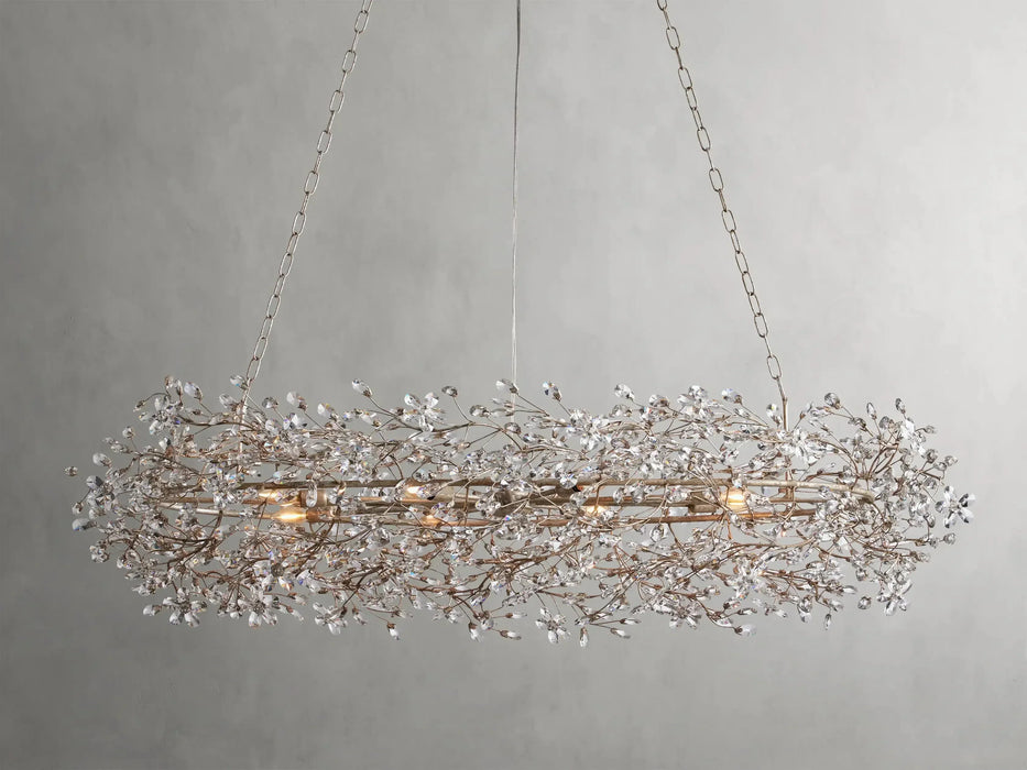 Fiore Oval Chandelier 62''74''-DWHOME