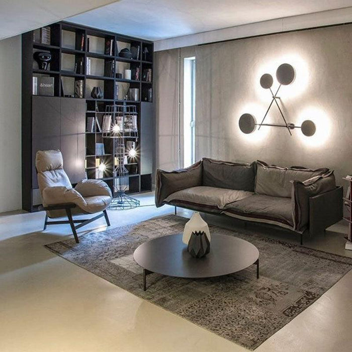 Nordic living room triangle wall lamp.