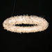 24-47 Inch Round Clear Geode Quartz Crystal Ring Pendant Light Modern Chandelier for Living Room-DWHOME