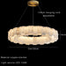 Moonshade Natural Marble Chandelier.