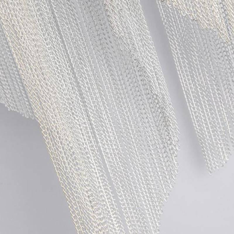 Cadena Chain Tassel Wall Sconce-DWHOME