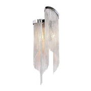 Cadena Chain Tassel Wall Sconce-DWHOME