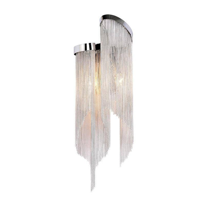 Cadena Chain Tassel Wall Sconce.