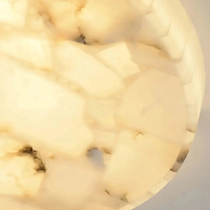 Moonshade Natural Marble Ceiling Light-DWHOME