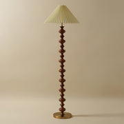 Sculpted Rhythm Wood Floor Lamp-DWHOME