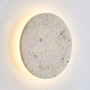 Natural Travertine Wall Sconce-DWHOME