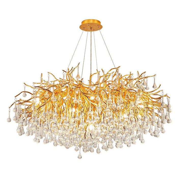 40" Albero Living Room Crystal Chandelier.