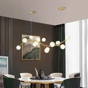 13-Light Gold Tree Branch Pendant Chandelier-DWHOME