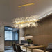 El Sol Kitchen Island Lighting Fixture, Gold-DWHOME
