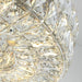 Bacci Crystal Wheel Chandelier, Chrome-DWHOME
