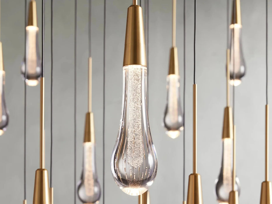 Soltaire Round Chandelier 58"W-DWHOME
