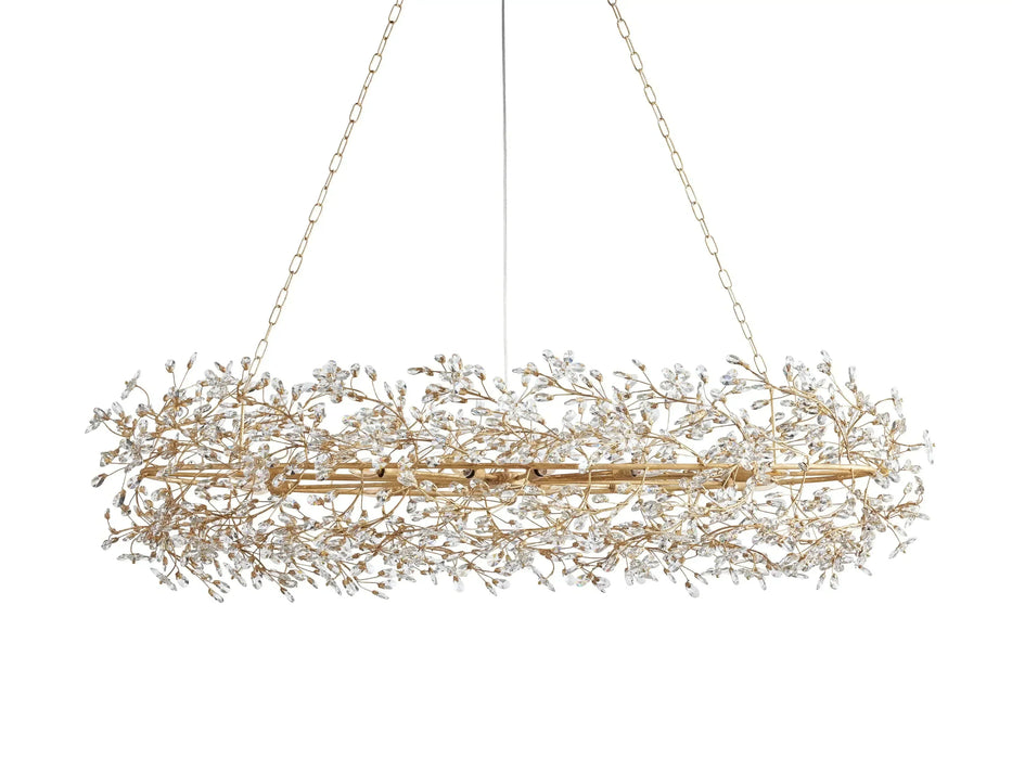 Fiore Oval Chandelier 62''74''-DWHOME