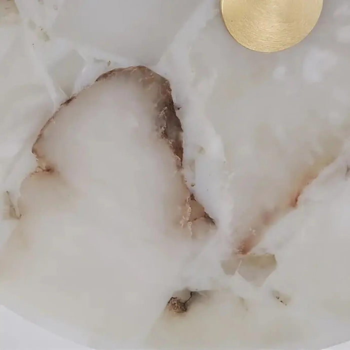 Moonshade Natural Marble Ceiling Light-DWHOME