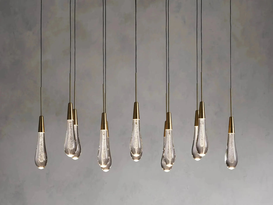 Soltaire Linear Chandelier 37"W-DWHOME