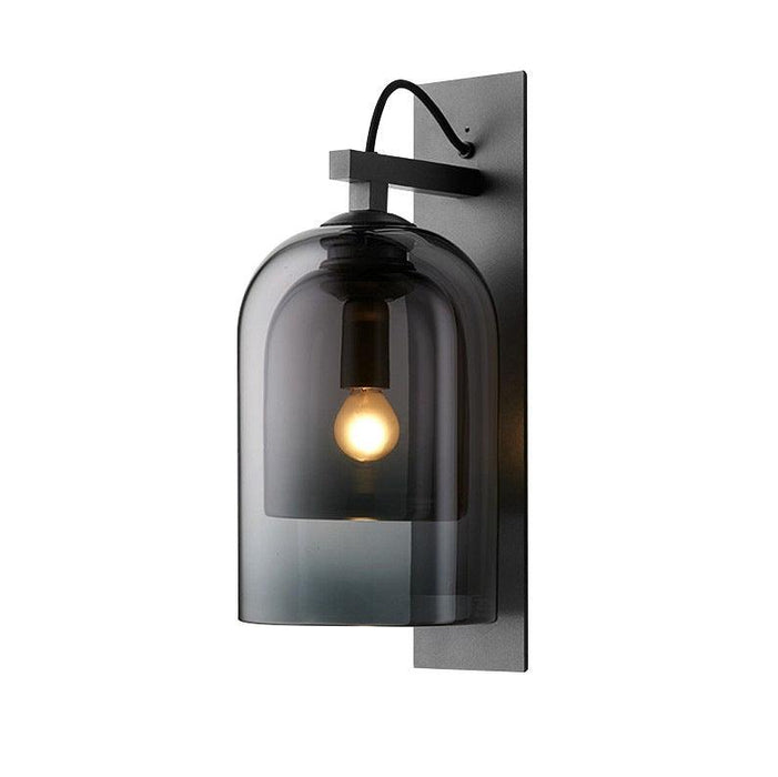 LED North European Modern Glass Cage Decorative Wall Light.