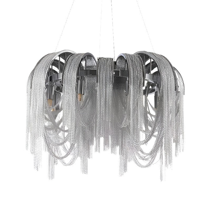 Cadena Chain Tassel Modern Chandelier.