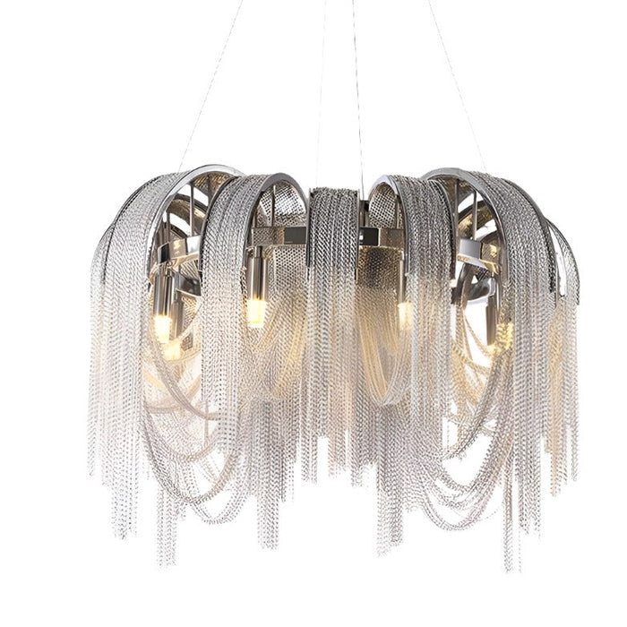 Cadena Chain Tassel Modern Chandelier.