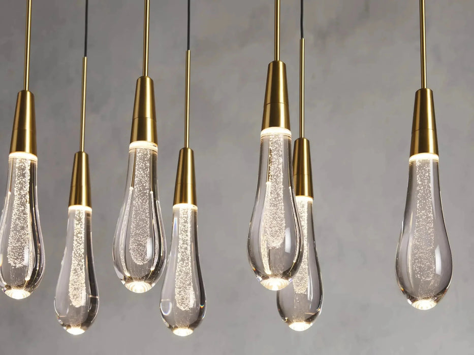 Soltaire Linear Chandelier 37"W-DWHOME