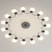 Modern Sputnik Glass Sphere Chandelier - 12/15 Light.