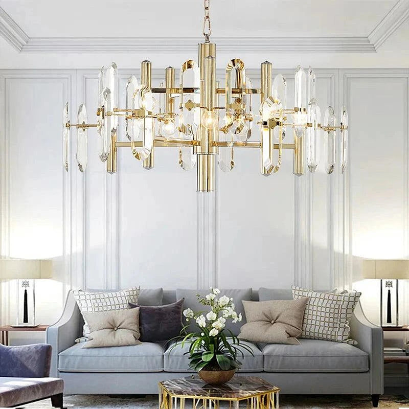 Zoe Modern K9 Crystal Chandelier - 10/12/15 Lights-DWHOME