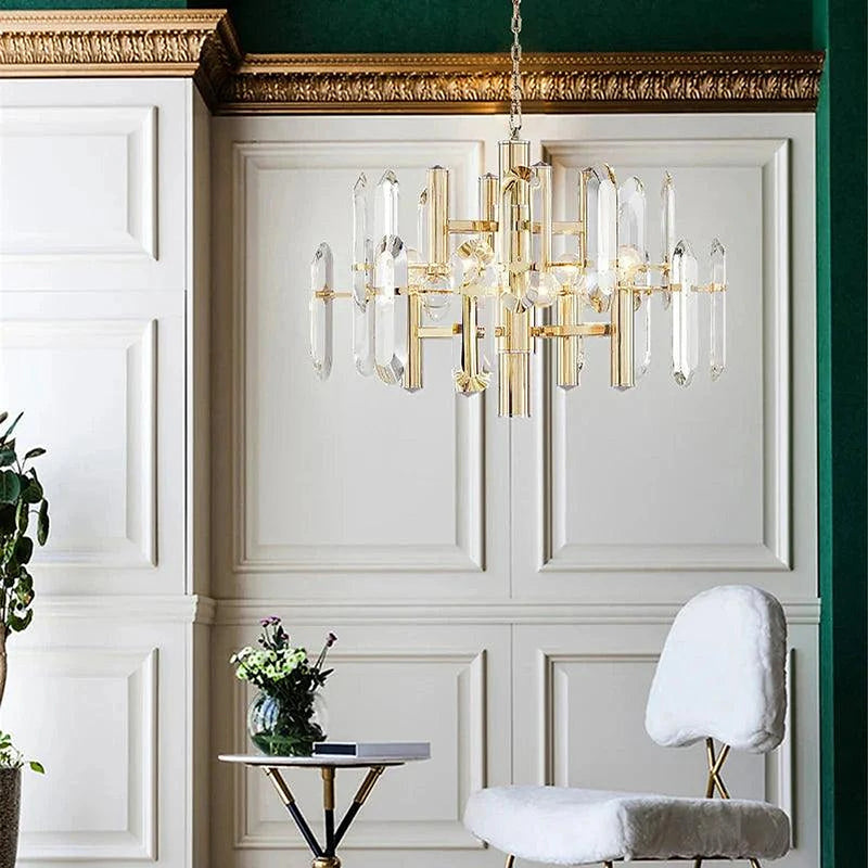 Zoe Modern K9 Crystal Chandelier - 10/12/15 Lights-DWHOME