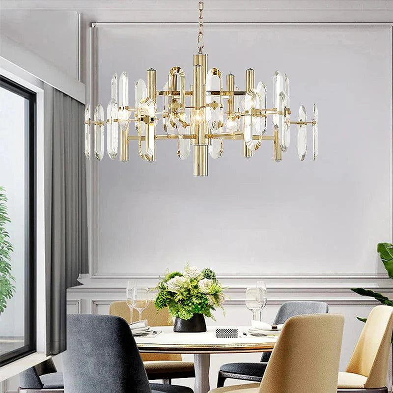 Zoe Modern K9 Crystal Chandelier - 10/12/15 Lights-DWHOME