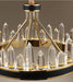 Finest K9 Crystal Modern Ring Chandelier By Morsale.