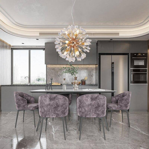 Vanci Crystal Dandelion Modern Chandelier.