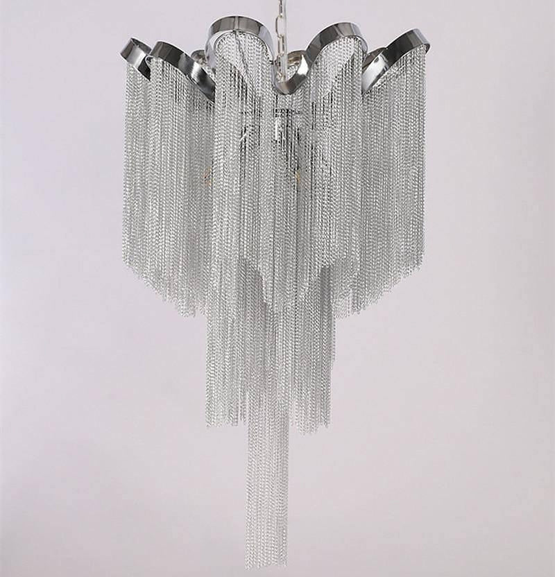 Cadena Chain Tassel Ceiling Light Fixture-DWHOME