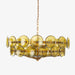 Solaris Disc Murano Chandelier-DWHOME