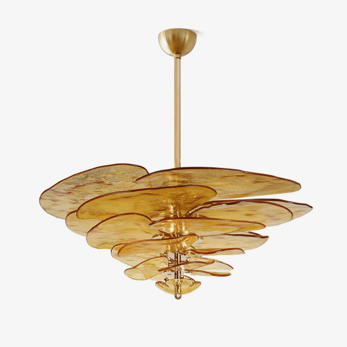 Petals Gold Murano Chandelier - DWHOME