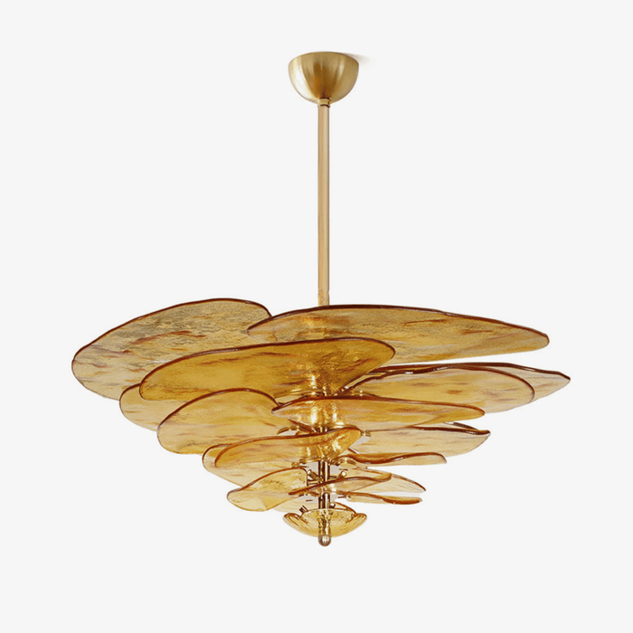 Petals Gold Murano Chandelier-DWHOME