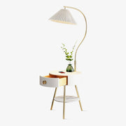 Pleated Nightstand Floor Light-DWHOME