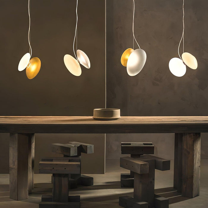 Translucent Frosted Glass Pendant Light-DWHOME