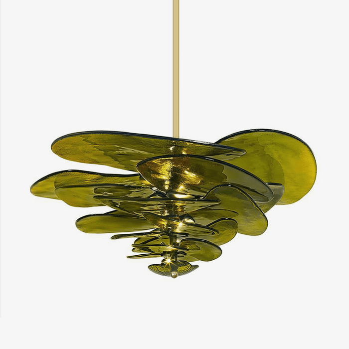 Petals Gold Murano Chandelier-DWHOME