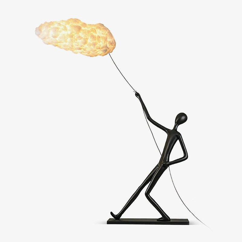Atlas Cloud Sculpture Floor Lamp-DWHOME