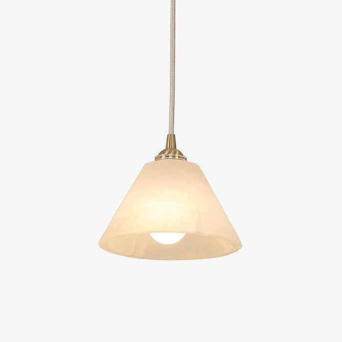Conical Brass Pendant Lamp-DWHOME