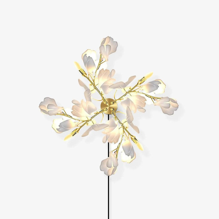 Gingko Flowers Plug-in Wall Lamp - DWHOME