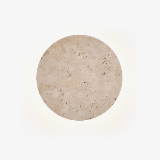 Circle Travertine Wall Lamp - DWHOME