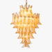 Yellow Murano Glass Petals Chandelier-DWHOME