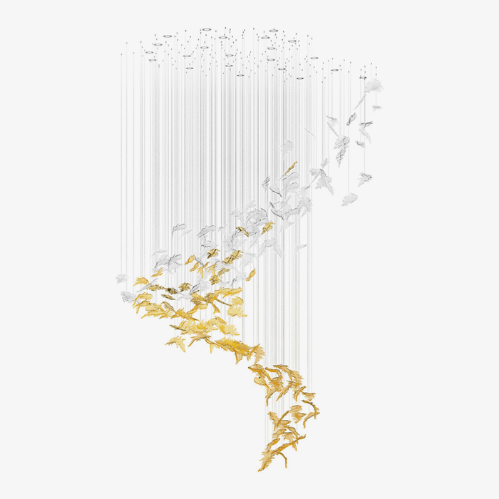Flying Leaves Chandelier - 
