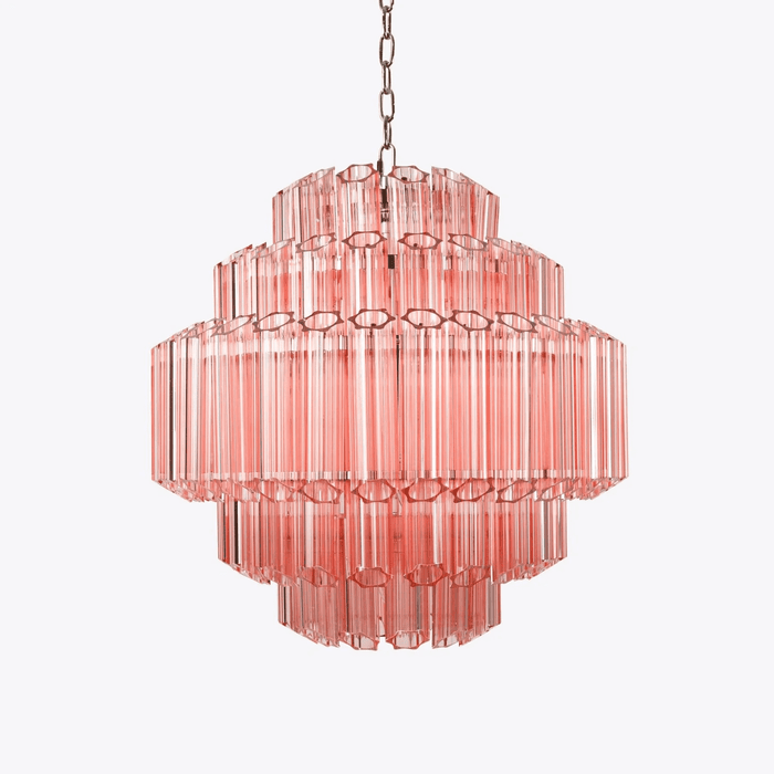 Pink Palermo Murano Chandelier-DWHOME