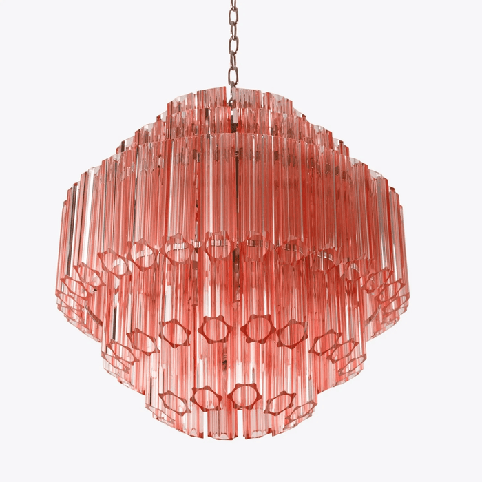 Pink Palermo Murano Chandelier-DWHOME