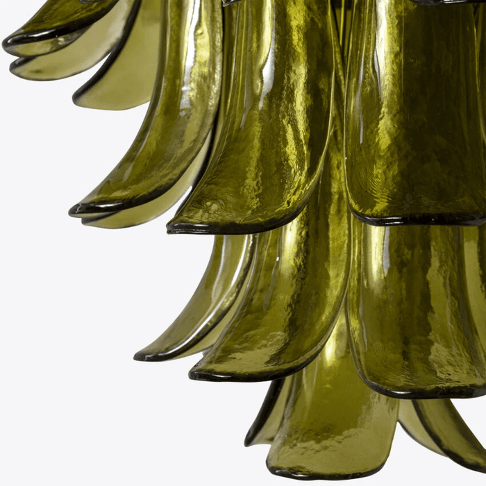 Green Petalo Chandelier-DWHOME