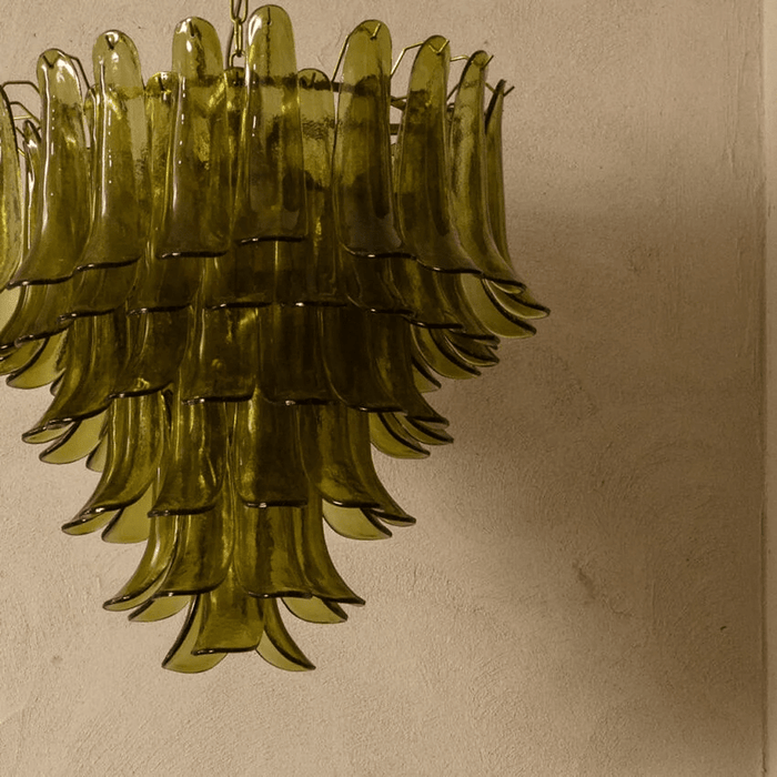 Green Petalo Chandelier-DWHOME