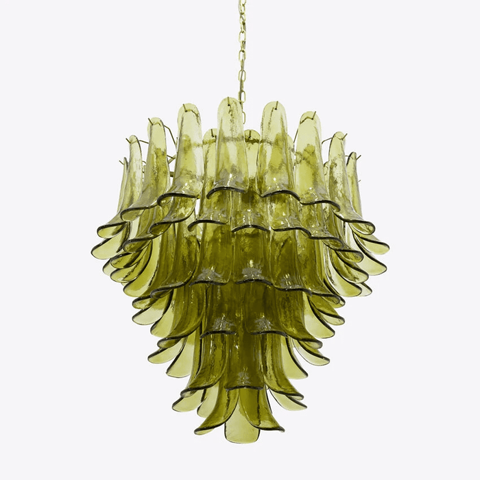 Green Petalo Chandelier-DWHOME